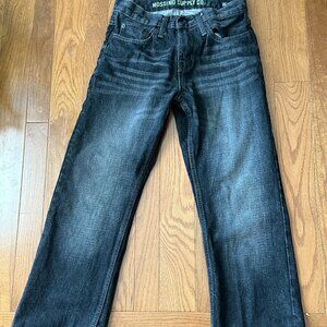 Mossimo Supply Co Stone Washed Black Straight 26x28